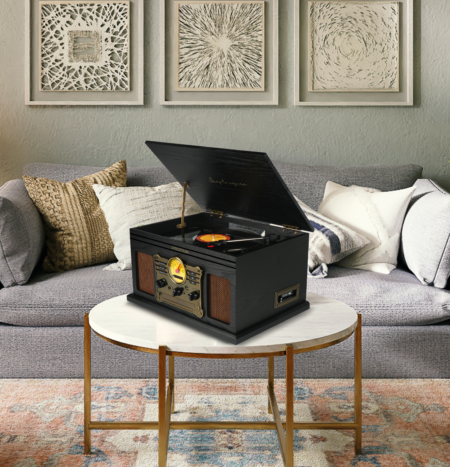 TOCADISCOS CENTURY HOGAR VINILOS